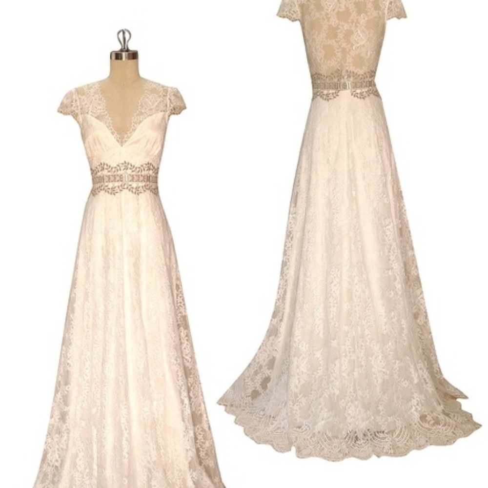 Claire Pettibone’s Brigitte Wedding Dress